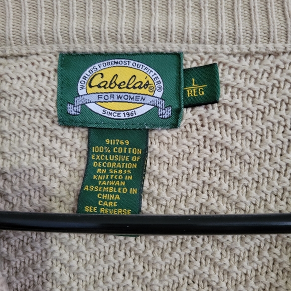 CABELA'S KNIT CAMP LOGO SWEATER - Picture 2 of 3